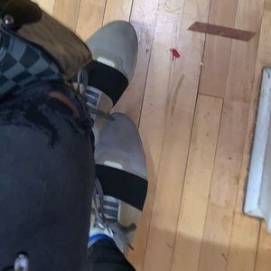 Designer sneakers wore one time